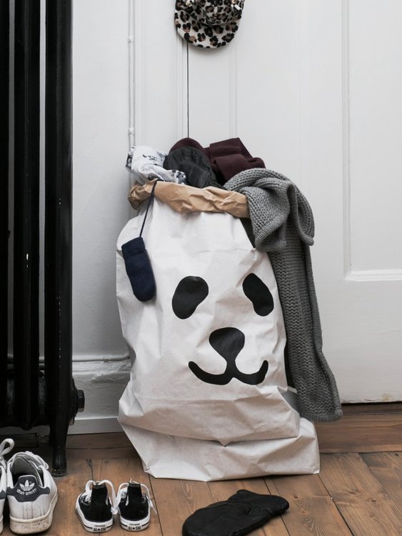 Tellkiddo papperspåse panda