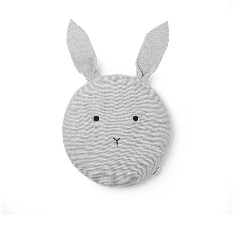 Liewood prydnadskudde Kaj rabbit dumbo grey