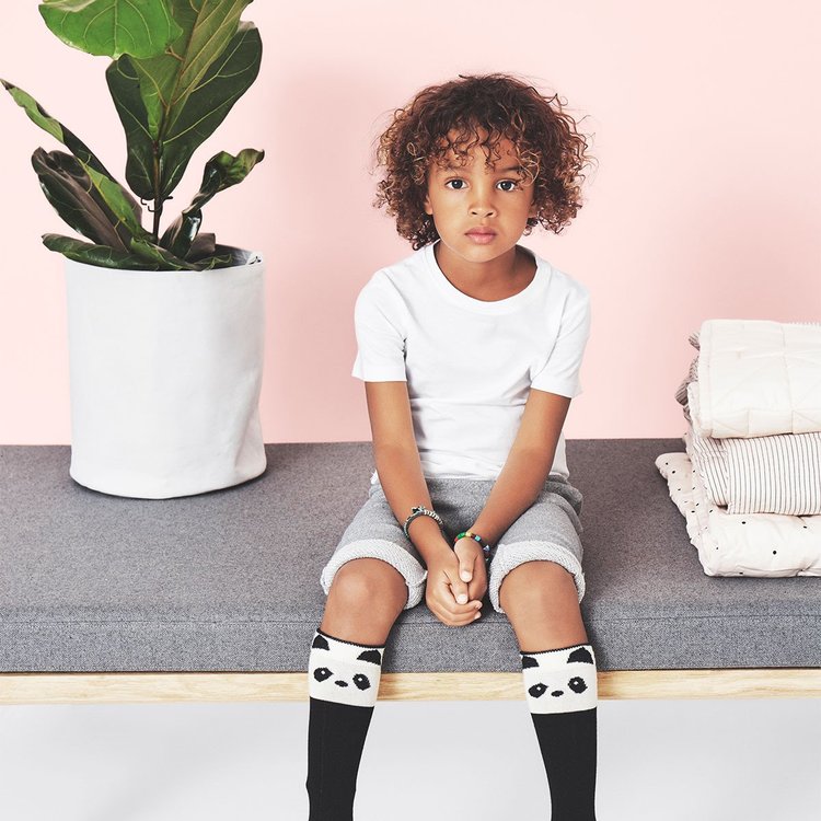 Liewood Knästrumpor Sofia , Panda Creme De La Creme - Bild 2