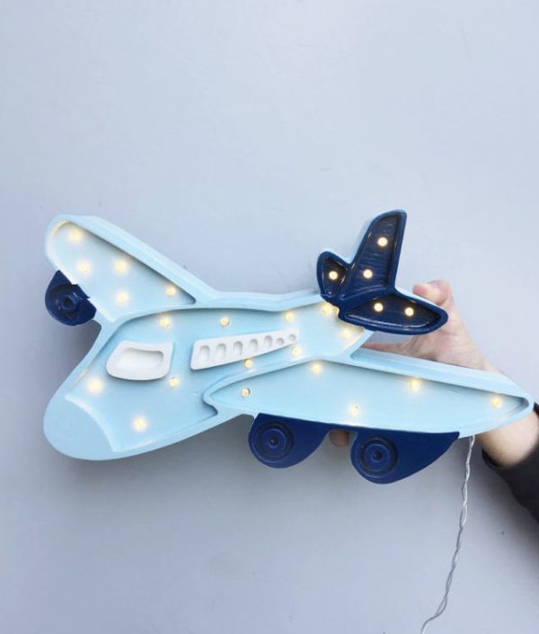 Little Lights, Nattlampa till barnrummet, Flygplan blå