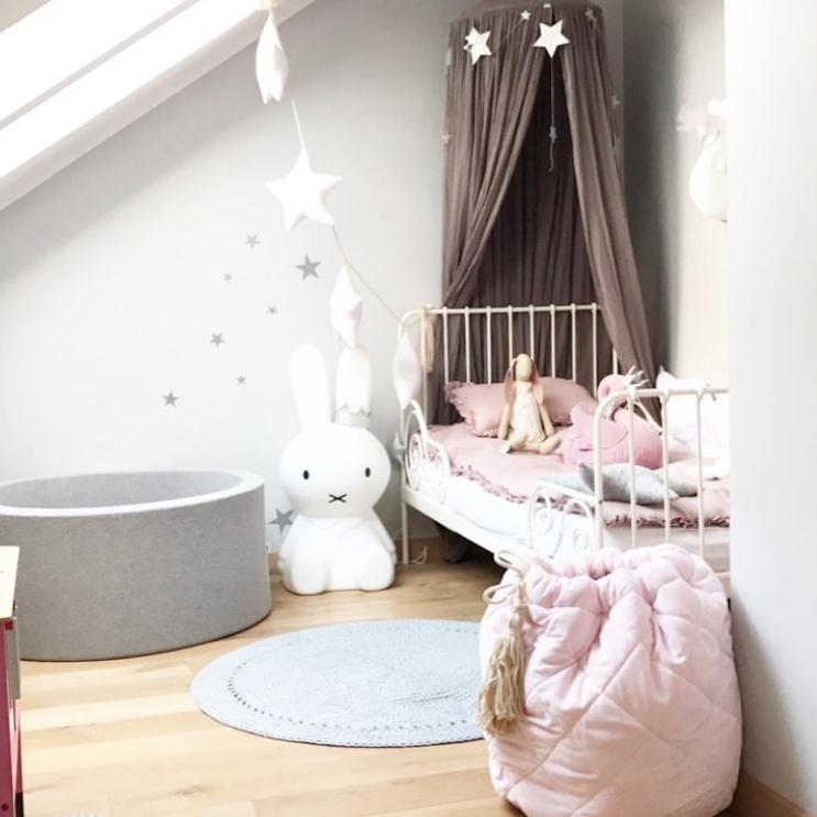 Rosa förvaringskorg i sammet - Bild 2