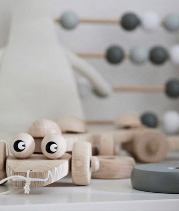 Krokodil träleksak, Ella & Frederik