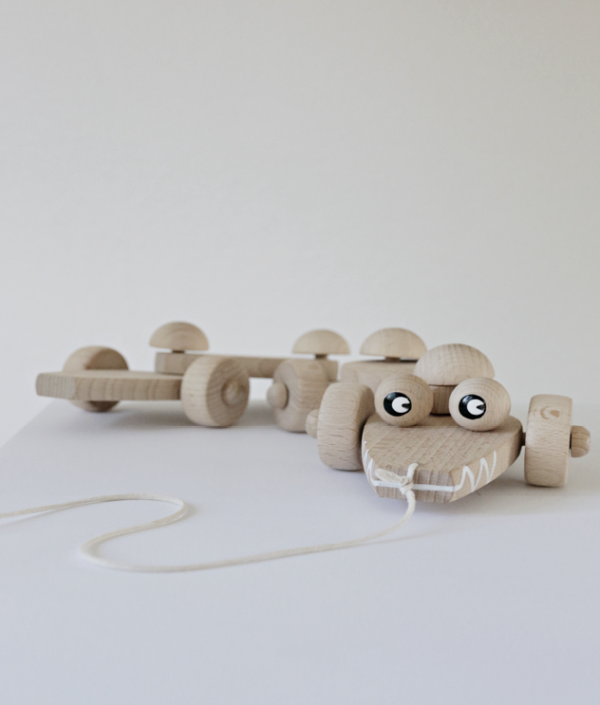 Krokodil träleksak, Ella & Frederik