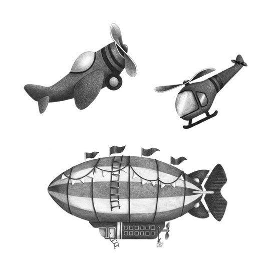 Flyg iväg grafitgrå väggklistermärken, Stickstay - Bild 2