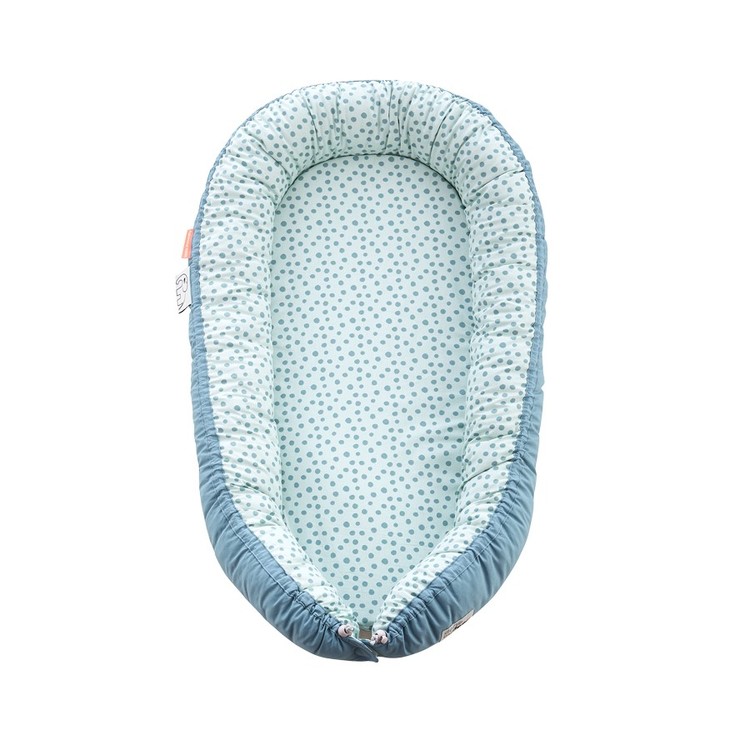 Cozy nest (babynest) Done by Deer - Happy dots , blå