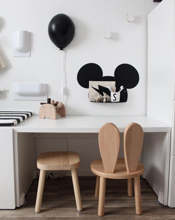 Bokhylla / Hylla i metall till barnrummet Musse - Bild 3