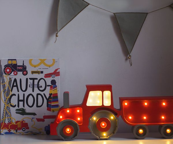 Little Lights, Nattlampa till barnrummet, Traktor Röd