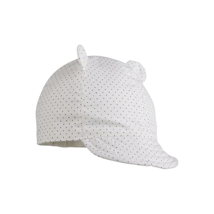 Liewood, Solhatt Ike, dot creme de la creme 1-2 år