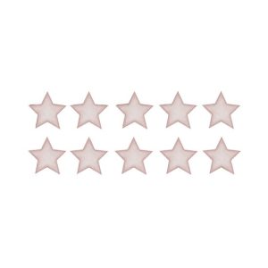 Gammelrosa små stjärnor väggklistermärken, Stickstay