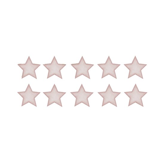 Gammelrosa små stjärnor väggklistermärken, Stickstay