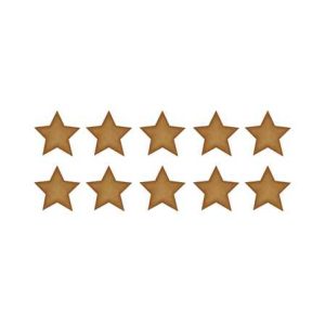 Mörkguldiga små stjärnor väggklistermärken, Stickstay