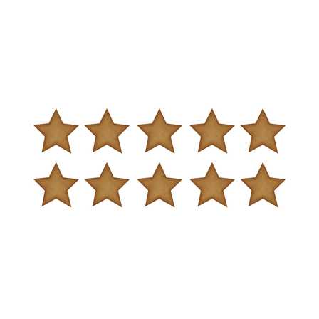 Mörkguldiga små stjärnor väggklistermärken, Stickstay