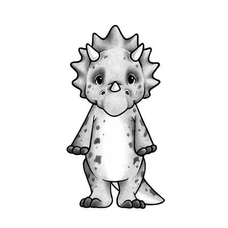 Dino vänner väggklistermärken, Stickstay - Bild 3