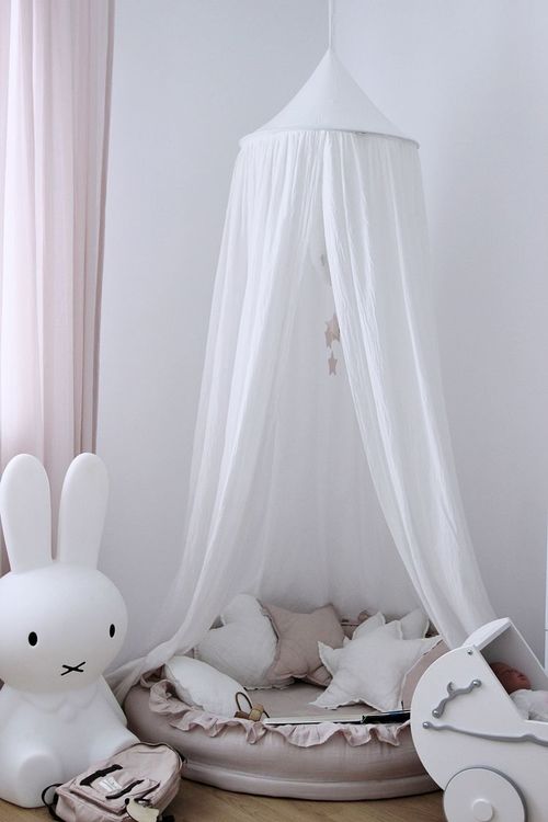 Cotton&Sweets rosa junior nest i 100% linne - Bild 3