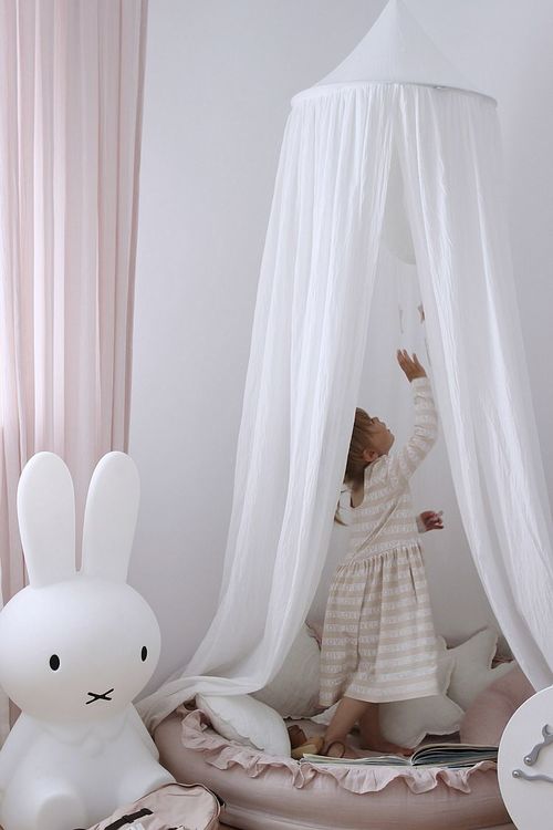 Cotton&Sweets rosa junior nest i 100% linne - Bild 6