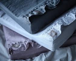 NG Baby Linneskötbädd med volang , Ljusgrå - Bild 2