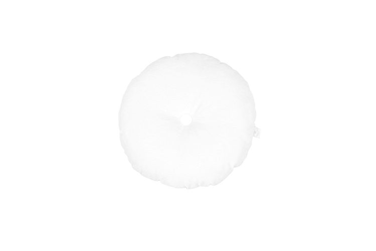 Vit kudde Velvet cirkel, Cotton & Sweets