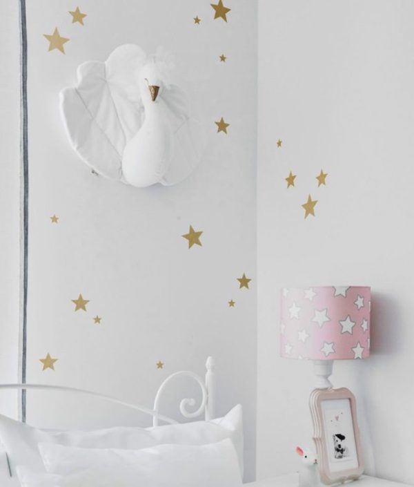 Väggklistermärken guld stjärnor 39 st