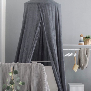 JaBaDaBaDo mörkgrå sänghimmel med ljusslinga