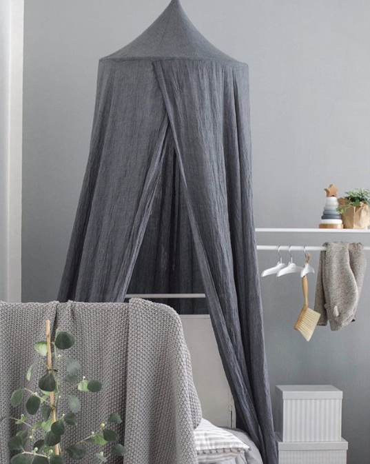 JaBaDaBaDo mörkgrå sänghimmel med ljusslinga - Bild 2