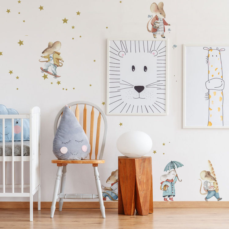 Dekornik, Väggklistermärken Little Mouse Street - Bild 3