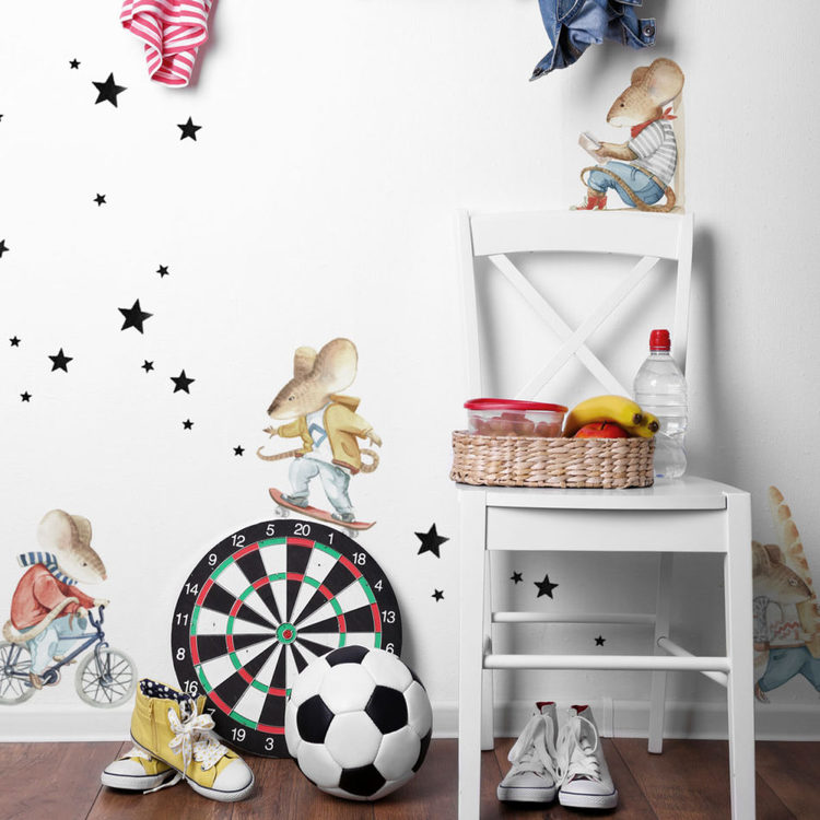 Dekornik, Väggklistermärken Little Mouse Street - Bild 5