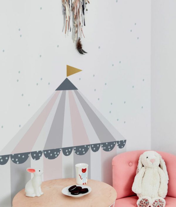 Dekornik, Väggklistermärken Cirkus pastel