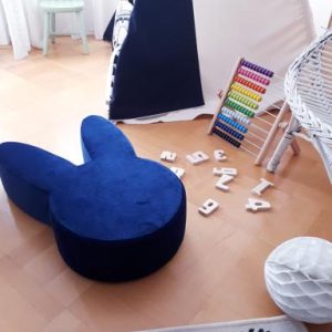 Sittpuff Navy Kanin till barnrummet, Babam