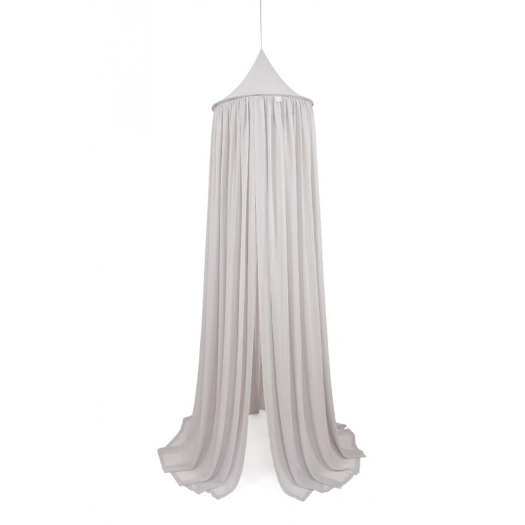 Grå sänghimmel till barnrummet med ljusslinga , Cotton & Sweets