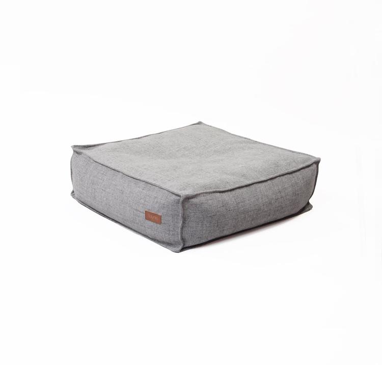 Saccosäck ljusgrå melange square , Fayne