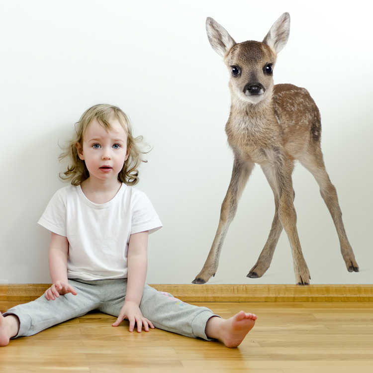 Dekornik, Lucy väggklistermärken stort rådjur - Bild 2