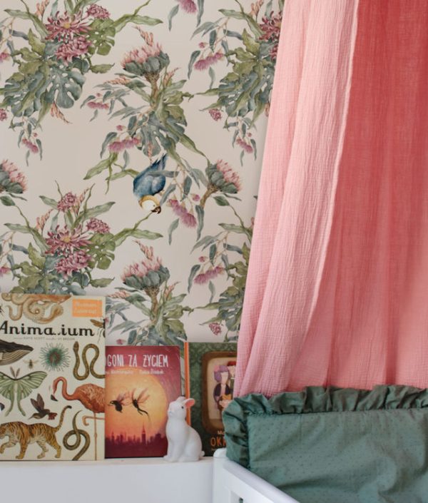 Dekornik, tapet Tropical Parrot