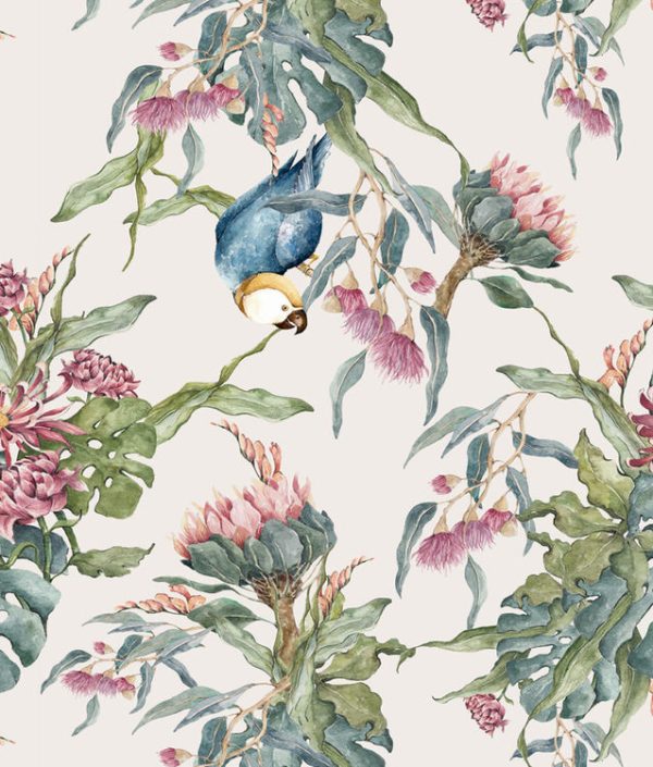 Dekornik, tapet Tropical Parrot