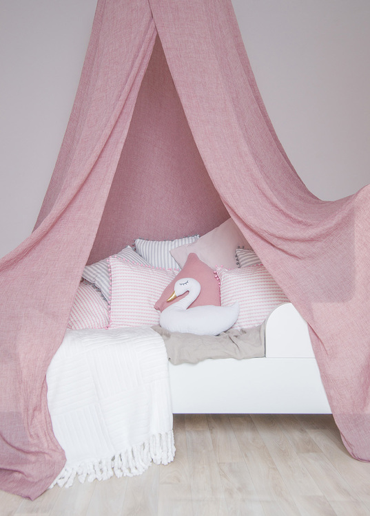 JaBaDaBaDo plum sänghimmel med ljusslinga - Bild 2