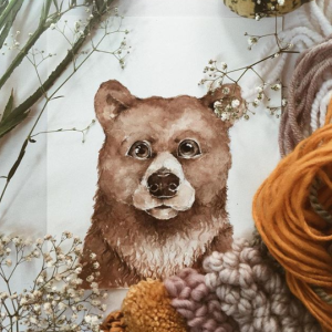 Poster Björn, poster till barnrummet