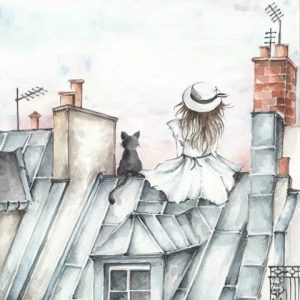 Poster flickan på taket, poster till barnrummet