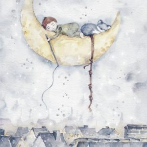 Poster en magisk pojke , poster till barnrummet