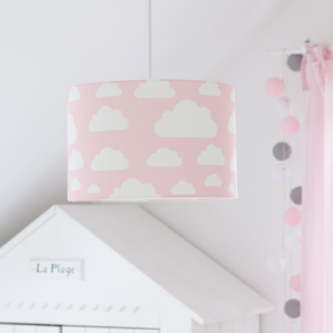 Lamps&Company, Rosa taklampa till barnrummet, moln