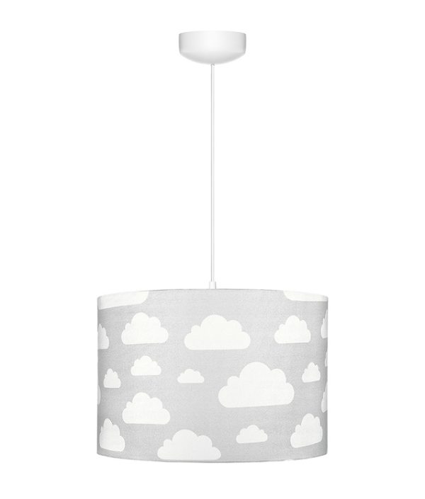 Lamps&Company, Grå taklampa till barnrummet, moln