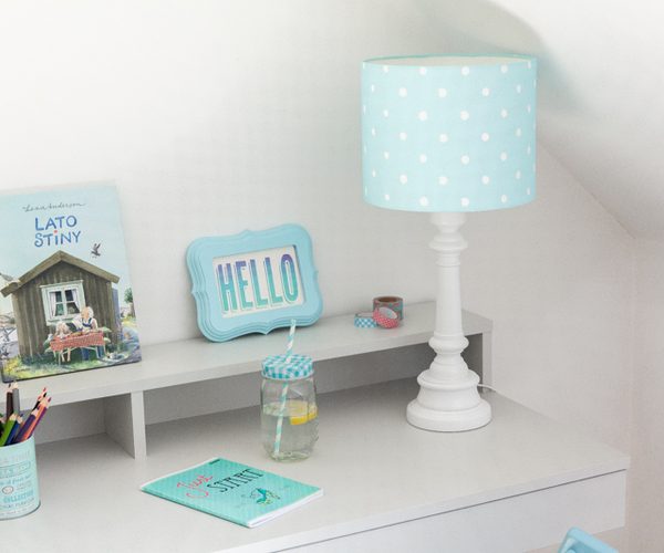 Lamps&Company, Bordslampa till barnrummet, dots mint
