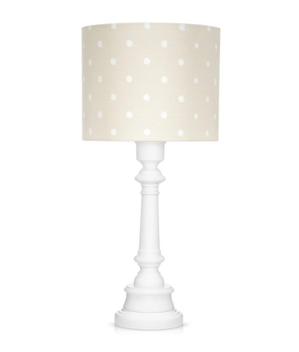 Lamps&Company, Bordslampa till barnrummet, dots beige