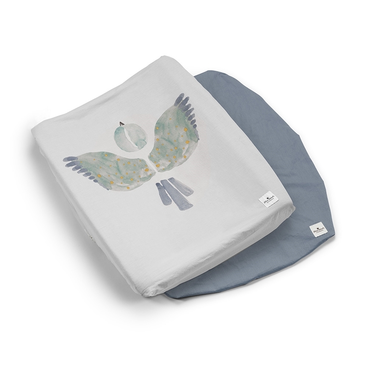 Elodie Details, Skötbäddsöverdrag - Watercolour Wings