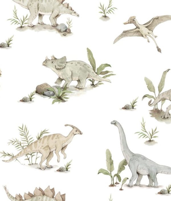 Dekornik, tapet Glada Dinosaurier