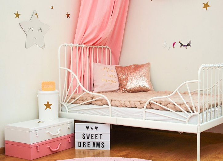 Spegel silver stjärna med ögonfransar - Bild 5