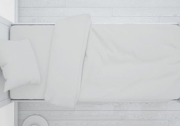 Babylove, Grå påslakanset 90x160 till juniorsäng/barnsäng