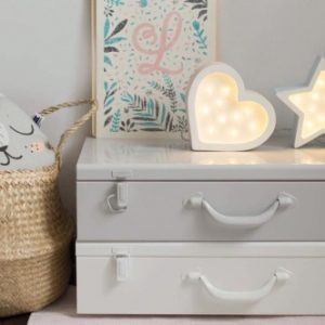 Koffert förvaring , ljusgrå