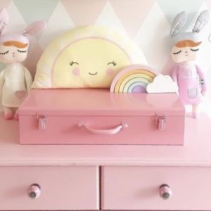 Koffert förvaring , rosa