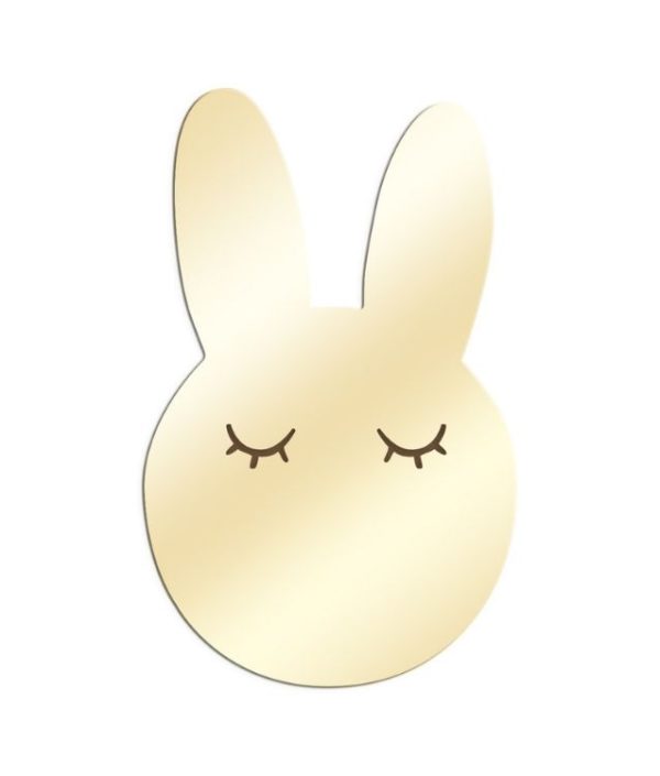 Kanin Spegel guld, Barnspegel till barnrummet