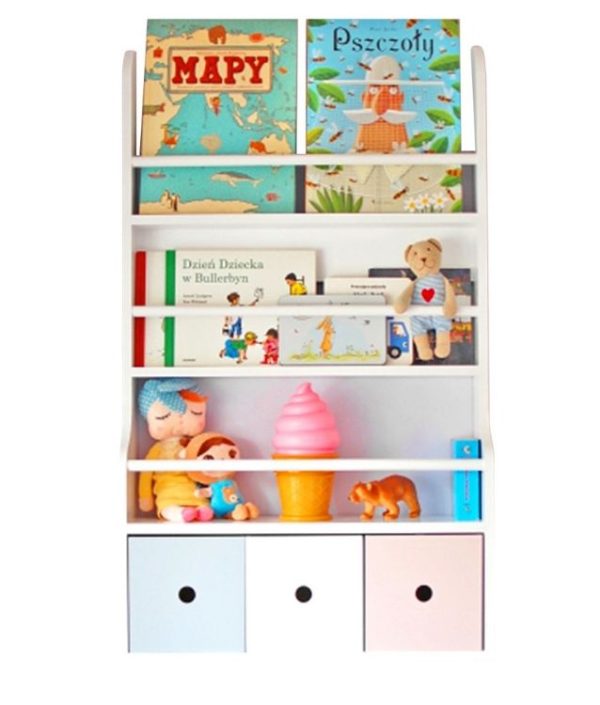 Vägghylla med tre lådor, Cameleon