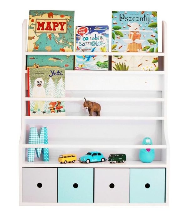 Vägghylla med fyra lådor, Cameleon